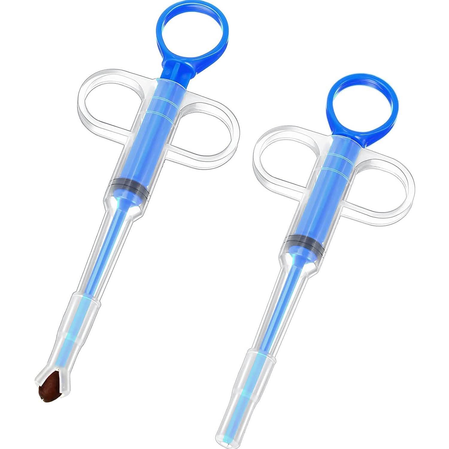 2-Piece: Pet Tablet Syringe Pusher
