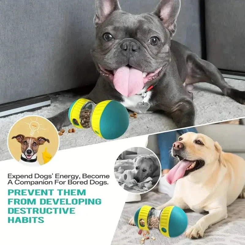 Dog Puzzle Toy with Adjustable Treat Dispensing