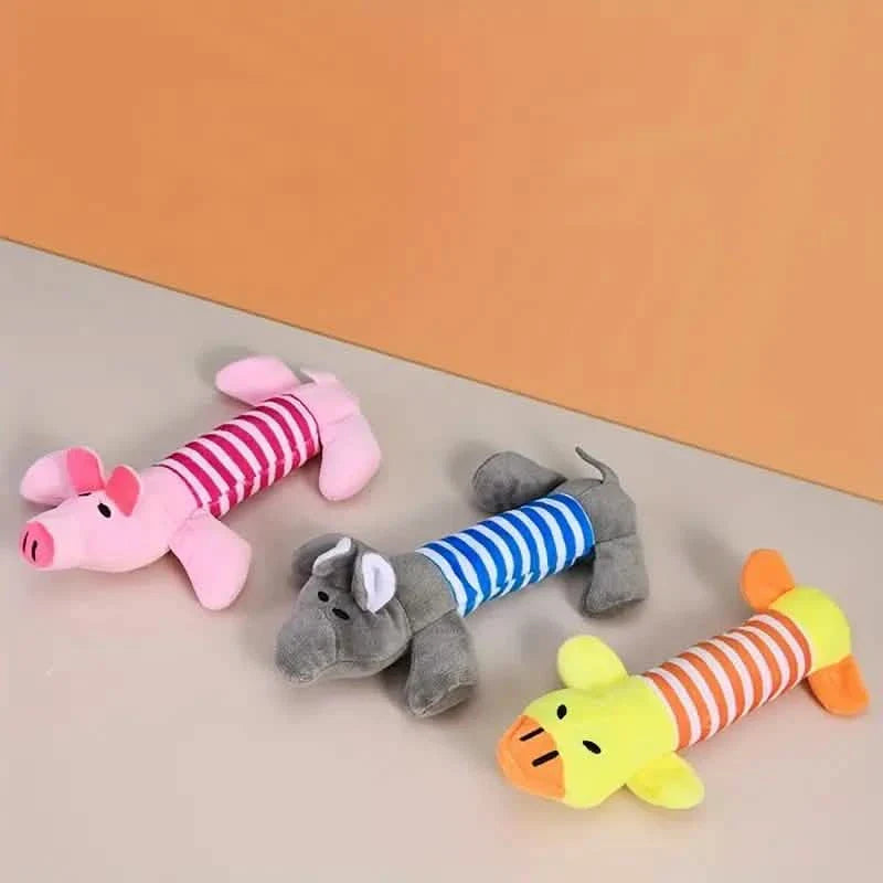Plush Dog Toys Squeak Chew Sound Toy